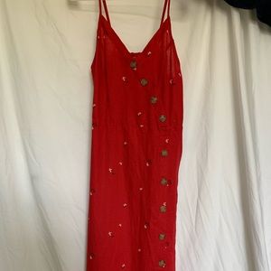 Red Midi Dress